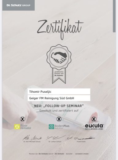 Ich habe meine Gesellenprüfung erfolgreich abgeschlossen und verfüge dadurch über eine fundierte fachliche Ausbildung sowie praktische Erfah